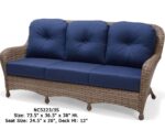 Wicker Retreat Outdoor Sofa