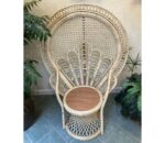 Peacock Chair solid wood base seating